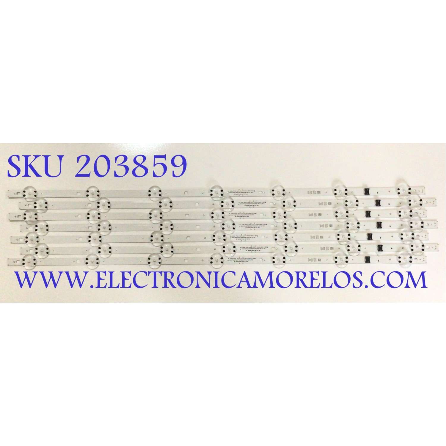 KIT DE LED'S PARA TV LG (( INCOMPLETO 7 PZ )) ORIGINAL CONSTA DE ( 8 PZ ) / NUMERO DE PARTE EAV65035301 / SSC_Y21_SLIM TRIDEN_65UP80_S / SSC_Y21_SLIM TRIDEN_65UP80_BOE_(0.6PI)_REV00_210105 / PANEL NC650TQG-ABKH7 / MODELO 65UQ7070ZUE.BUSFLKR